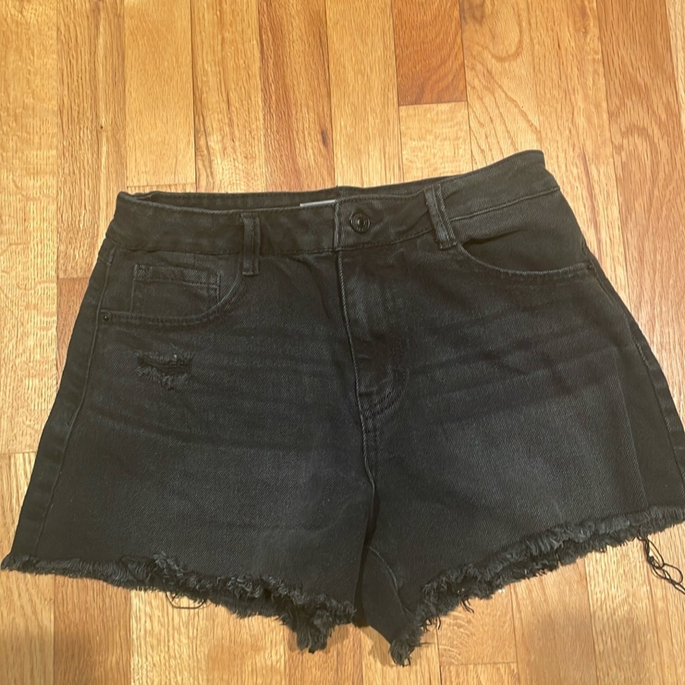 Happily GreyWomen's Black Denim Shorts